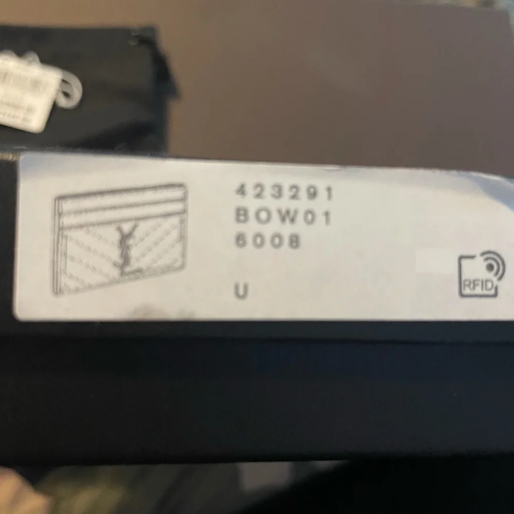 Saint Laurent YSL credit card case Opyum Red - Picture 8 of 9